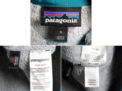 希少サイズ S ■ 17年製 パタゴニア リツール スナップT プルオーバー ジャケット ( レディース ) 古着 Patagonia フリース ジャンパー 灰