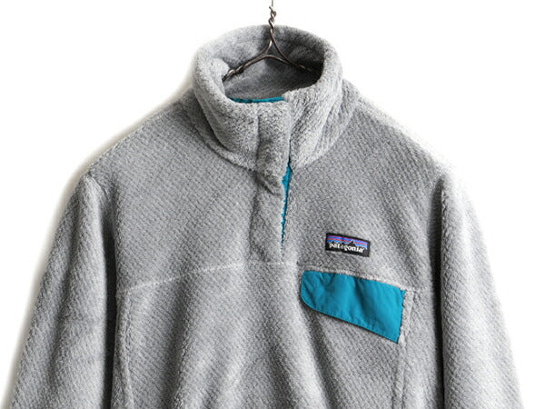 希少サイズ S ■ 17年製 パタゴニア リツール スナップT プルオーバー ジャケット ( レディース ) 古着 Patagonia フリース ジャンパー 灰