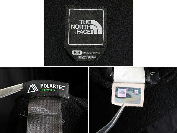 ノースフェイス デナリ ジャケット レディース M / The North Face DENALI アウトドア フリース ナイロン ブルゾン 黒 ジャンパー ブラック