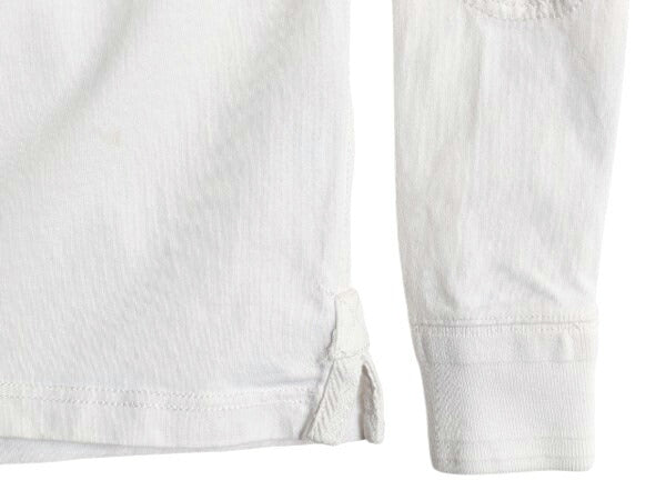 ビックポニー ラルフローレン 長袖 ラガー シャツ レディース S / 古着 ポロ ラグビーシャツ 長袖シャツ ナンバリング エンブレム ホワイト