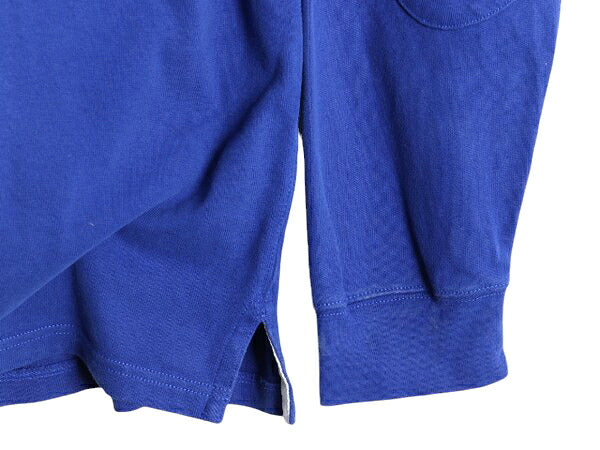 00s ダブルポニー スイス代表 ポロ ラルフローレン 長袖 ラガーシャツ メンズ XL / 古着 ラグビー 長袖シャツ ヘビーウェイト ナンバリング
