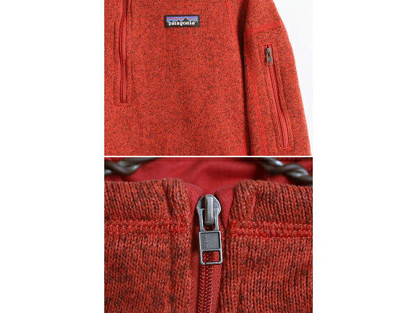 16年製 パタゴニア ベターセーター 1/4 ジップネック レディース XS / Patagonia アウトドア フリース ニット ジャケット プルオーバー 赤