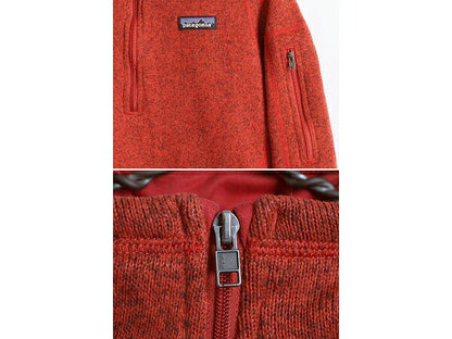 16年製 パタゴニア ベターセーター 1/4 ジップネック レディース XS / Patagonia アウトドア フリース ニット ジャケット プルオーバー 赤