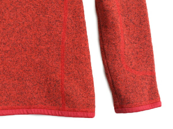 16年製 パタゴニア ベターセーター 1/4 ジップネック レディース XS / Patagonia アウトドア フリース ニット ジャケット プルオーバー 赤