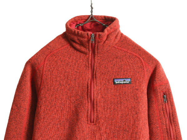 16年製 パタゴニア ベターセーター 1/4 ジップネック レディース XS / Patagonia アウトドア フリース ニット ジャケット プルオーバー 赤