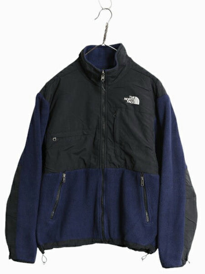 ノースフェイス デナリ ジャケット メンズ S / 古着 The North Face DENALI アウトドア フリース ナイロン フルジップ ブルゾン ツートン