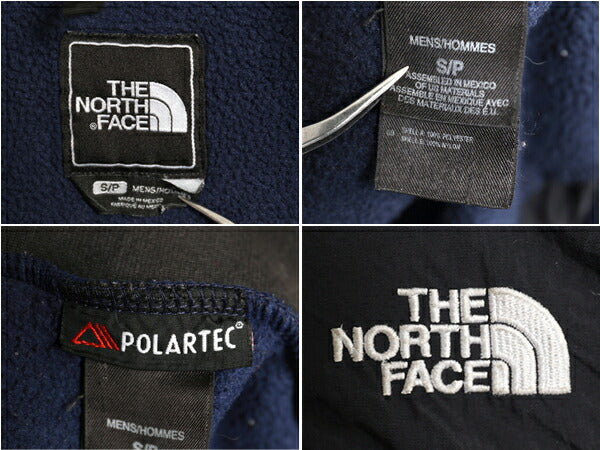 ノースフェイス デナリ ジャケット メンズ S / 古着 The North Face DENALI アウトドア フリース ナイロン フルジップ ブルゾン ツートン