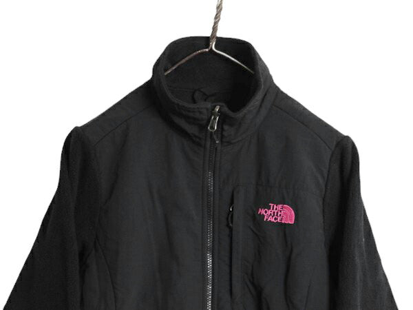 ノースフェイス デナリ ジャケット レディース S / The North Face DENALI アウトドア ブラック フリース ナイロン ブルゾン フルジップ 黒