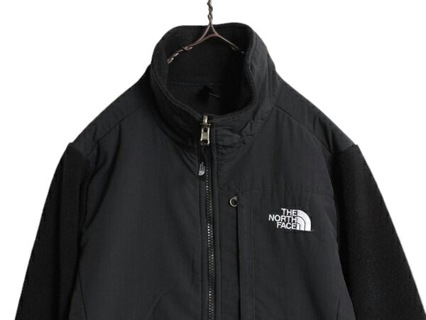 ノースフェイス デナリ ジャケット レディース S / The North Face DENALI アウトドア ブラック フリース ナイロン フルジップ ブルゾン 黒