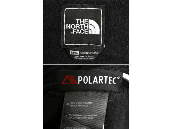 ノースフェイス デナリ ジャケット レディース M / The North Face DENALI アウトドア ブラック フリース ナイロン フルジップ ブルゾン 黒
