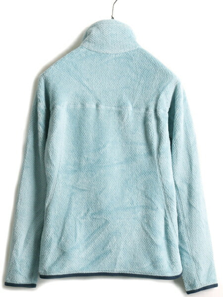 希少サイズ S ■ 17年製 パタゴニア リツール スナップT プルオーバー ジャケット レディース / 古着 Patagonia フリース ジャンパー 水色