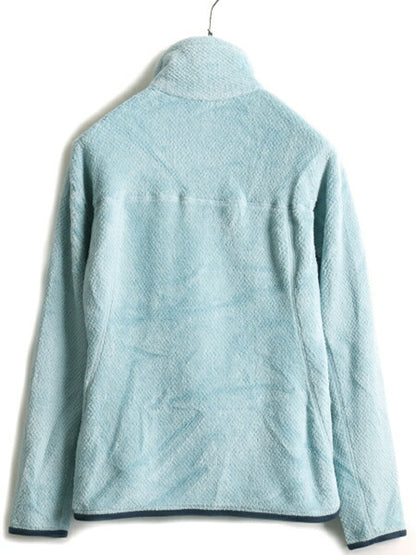 希少サイズ S ■ 17年製 パタゴニア リツール スナップT プルオーバー ジャケット レディース / 古着 Patagonia フリース ジャンパー 水色
