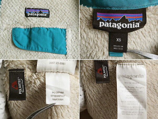 17年製 パタゴニア リツール スナップT プルオーバー ジャケット レディース XS / 古着 Patagonia アウトドア パイル フリース ブルゾン