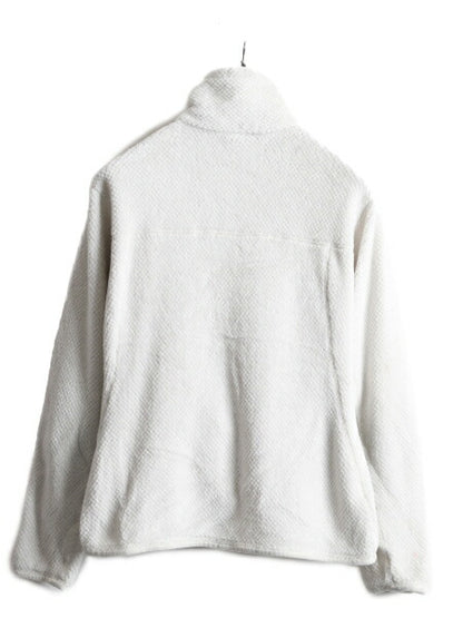 13年製 パタゴニア リツール スナップT プルオーバー ジャケット レディース S / Patagonia アウトドア パイル フリース ブルゾン ホワイト