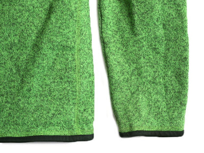 16年製 パタゴニア ベターセーター 1/4 ジップネック キッズ 165cm レディース XS 程 Patagonia アウトドア フリース ニット ジャケット 緑