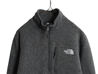 US企画 ノースフェイス ゴードン ライオンズ ハーフジップ フリース ジャケット メンズ L 古着 The North Face アウトドア プルオーバー 灰