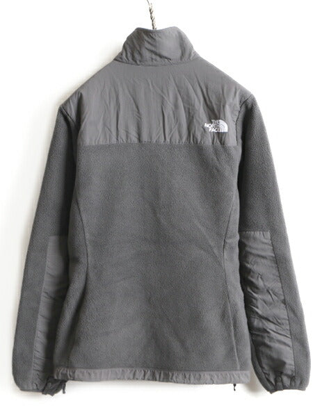 ■ ノースフェイス デナリ ジャケット ( レディース M ) 古着 The North Face DENALI フルジップ ブルゾン フリース ジャンパー グレー 灰