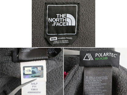 ■ ノースフェイス デナリ ジャケット ( レディース M ) 古着 The North Face DENALI フルジップ ブルゾン フリース ジャンパー グレー 灰