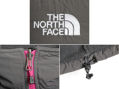 ■ ノースフェイス デナリ ジャケット ( レディース M ) 古着 The North Face DENALI フルジップ ブルゾン フリース ジャンパー グレー 灰
