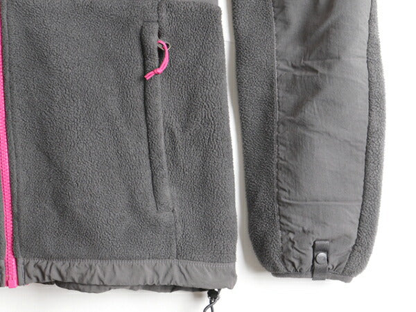 ■ ノースフェイス デナリ ジャケット ( レディース M ) 古着 The North Face DENALI フルジップ ブルゾン フリース ジャンパー グレー 灰