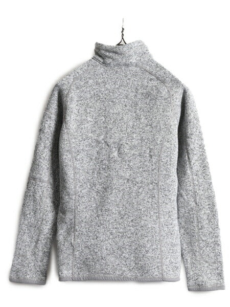 15年製 パタゴニア ベターセーター 1/4 ジップネック レディース S / Patagonia アウトドア フリース ニット ジャケット プルオーバー 杢灰