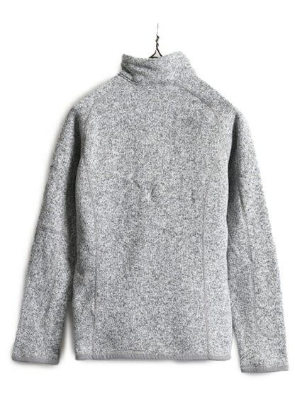 15年製 パタゴニア ベターセーター 1/4 ジップネック レディース S / Patagonia アウトドア フリース ニット ジャケット プルオーバー 杢灰