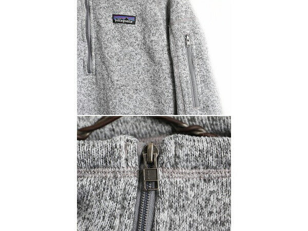 15年製 パタゴニア ベターセーター 1/4 ジップネック レディース S / Patagonia アウトドア フリース ニット ジャケット プルオーバー 杢灰