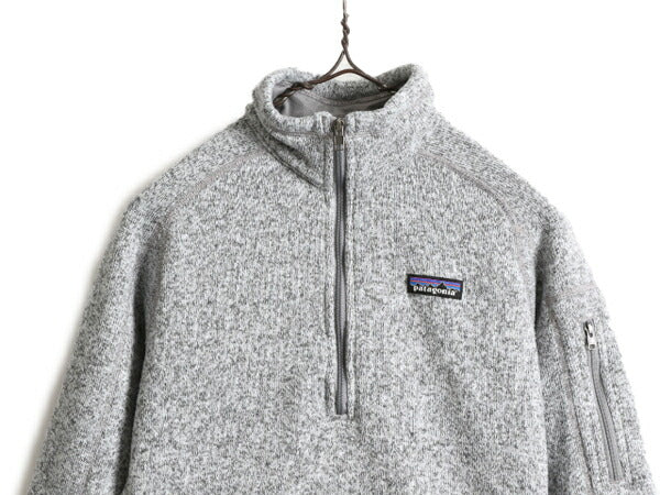 15年製 パタゴニア ベターセーター 1/4 ジップネック レディース S / Patagonia アウトドア フリース ニット ジャケット プルオーバー 杢灰