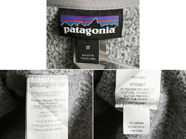 16年製 パタゴニア ベターセーター 1/4 ジップネック レディース M / Patagonia アウトドア フリース ニット ジャケット プルオーバー 杢灰