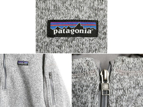 16年製 パタゴニア ベターセーター 1/4 ジップネック レディース M / Patagonia アウトドア フリース ニット ジャケット プルオーバー 杢灰