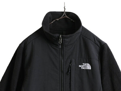 ■ ノースフェイス デナリ ジャケット レディース S / 古着 The North Face DENALI アウトドア フリース ナイロン ブルゾン ジャンパー 黒