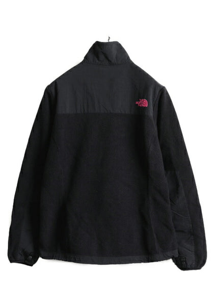 ■ ノースフェイス デナリ ジャケット レディース M / 古着 The North Face DENALI アウトドア フリース ナイロン ブルゾン ジャンパー 黒