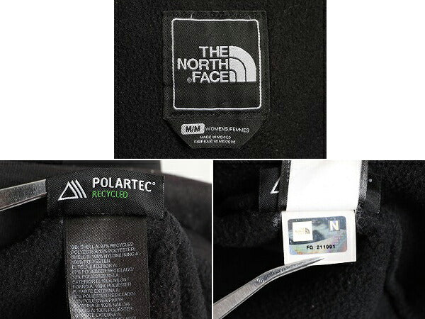 ■ ノースフェイス デナリ ジャケット レディース M / 古着 The North Face DENALI アウトドア フリース ナイロン ブルゾン ジャンパー 黒