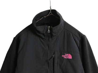 ■ ノースフェイス デナリ ジャケット レディース M / 古着 The North Face DENALI アウトドア フリース ナイロン ブルゾン ジャンパー 黒
