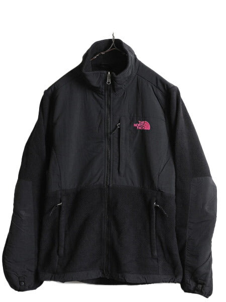 ■ ノースフェイス デナリ ジャケット レディース M / 古着 The North Face DENALI アウトドア フリース ナイロン ブルゾン ジャンパー 黒