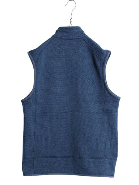 パタゴニア ベターセーター ベスト メンズ M 程/ 古着 Patagonia フリース セーター 前開き フルジップ アウトドア 重ね着 ハイネック 青