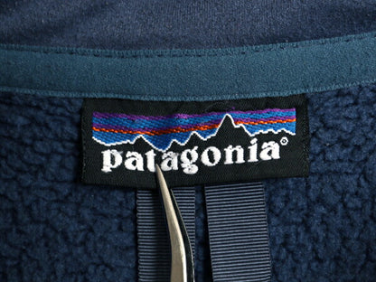 パタゴニア ベターセーター ベスト メンズ M 程/ 古着 Patagonia フリース セーター 前開き フルジップ アウトドア 重ね着 ハイネック 青
