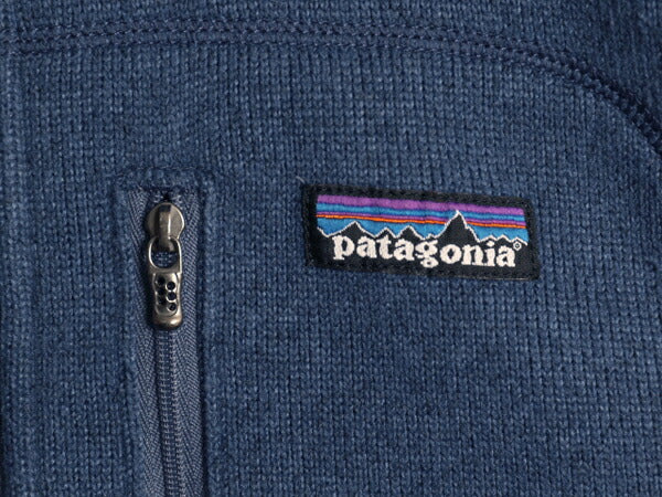 パタゴニア ベターセーター ベスト メンズ M 程/ 古着 Patagonia フリース セーター 前開き フルジップ アウトドア 重ね着 ハイネック 青