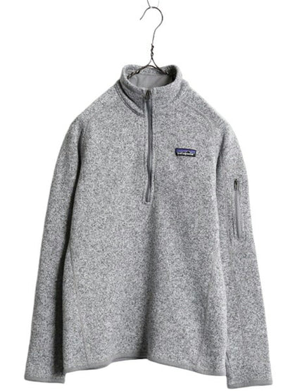 18年製 パタゴニア ベターセーター ハーフジップ レディース M / 古着 Patagonia アウトドア フリース ジャケット プルオーバー ジャンパー