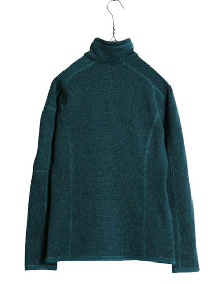 21年製 パタゴニア ベターセーター ジャケット レディース S 古着 Patagonia アウトドア フリース フルジップ ブルゾン ニット ハイネック