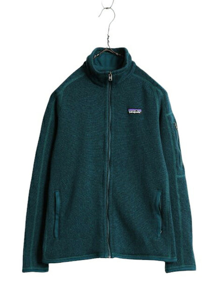 21年製 パタゴニア ベターセーター ジャケット レディース S 古着 Patagonia アウトドア フリース フルジップ ブルゾン ニット ハイネック