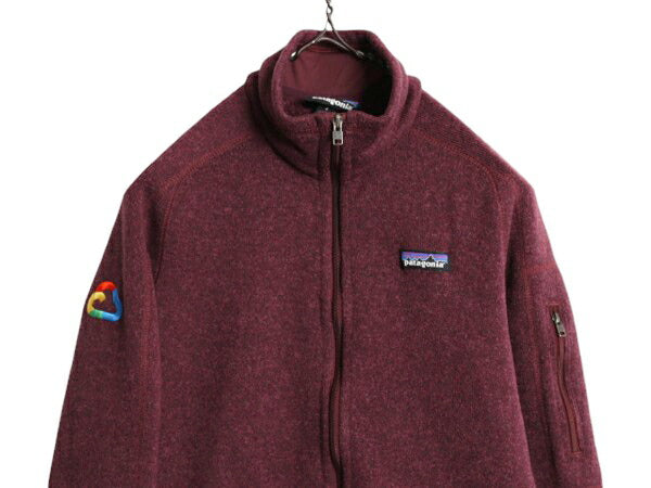 18年製 パタゴニア ベターセーター ジャケット レディース S 古着 Patagonia アウトドア フリース フルジップ ブルゾン ニット ハイネック