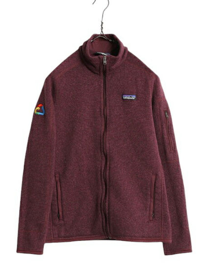 18年製 パタゴニア ベターセーター ジャケット レディース S 古着 Patagonia アウトドア フリース フルジップ ブルゾン ニット ハイネック