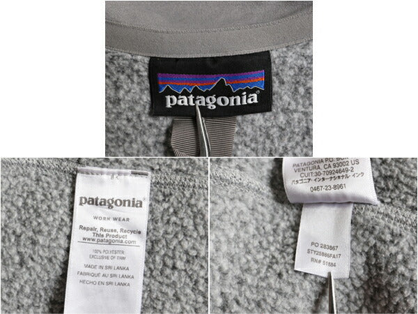 17年製 パタゴニア ベターセーター ベスト レディース S 程 Patagonia フリース セーター 前開き フルジップ アウトドア ハイネック 重ね着