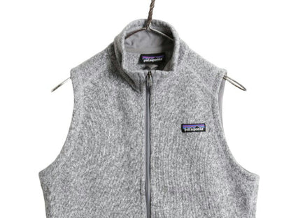 17年製 パタゴニア ベターセーター ベスト レディース S 程 Patagonia フリース セーター 前開き フルジップ アウトドア ハイネック 重ね着