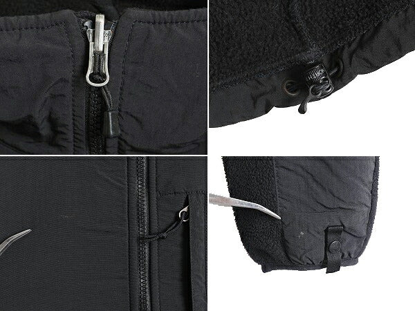 ノースフェイス デナリ ジャケット レディース M / The North Face DENALI アウトドア フリース ブルゾン ナイロン 黒 ジャンパー ブラック