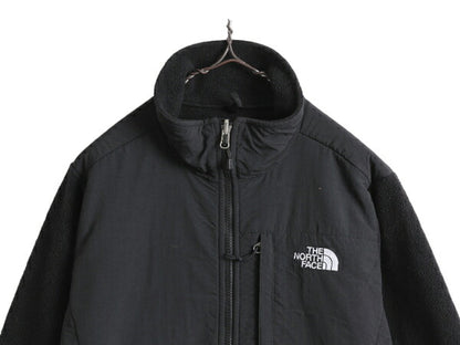ノースフェイス デナリ ジャケット レディース M / The North Face DENALI アウトドア フリース ブルゾン ナイロン 黒 ジャンパー ブラック