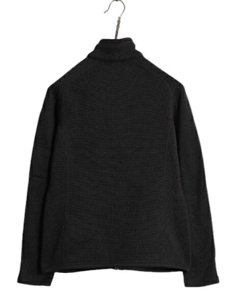 15年製 パタゴニア ベターセーター ジャケット レディース S / Patagonia アウトドア フリース フルジップ ブルゾン ニット ハイネック 黒