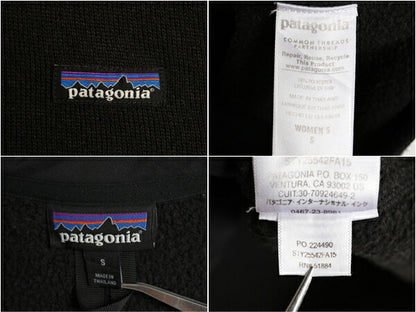 15年製 パタゴニア ベターセーター ジャケット レディース S / Patagonia アウトドア フリース フルジップ ブルゾン ニット ハイネック 黒