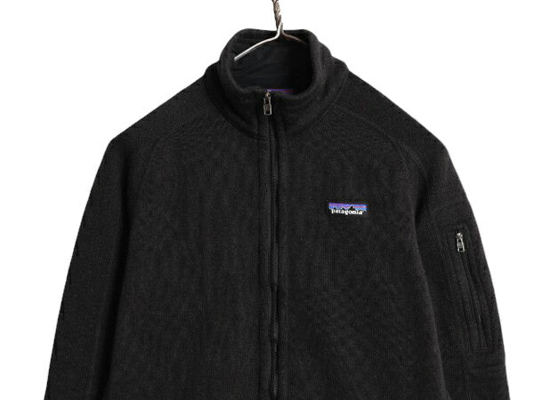 15年製 パタゴニア ベターセーター ジャケット レディース S / Patagonia アウトドア フリース フルジップ ブルゾン ニット ハイネック 黒
